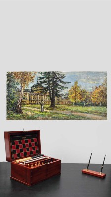 Безикович Борис Николаевич. Останкино. В парке
